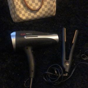 Chi flat iron and touch blow dryer❤️